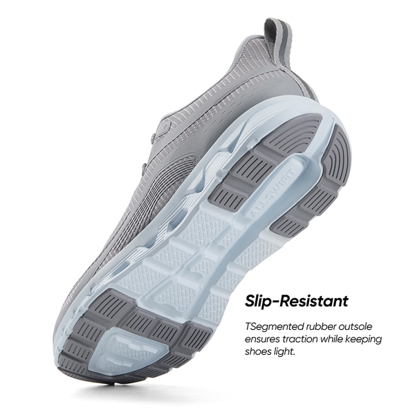 [MovePlush] Men's Lightweight Athletic Sneakers - GREY - 2
